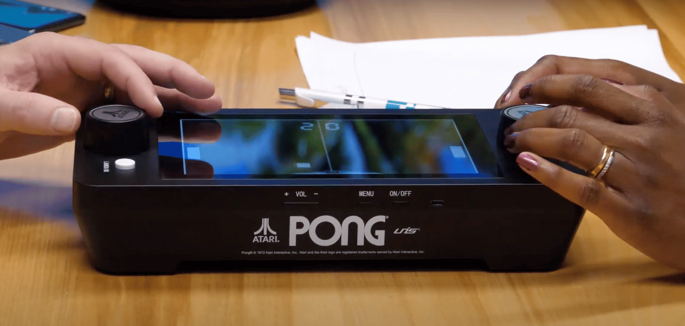 Atari bounces back with portable mini Pong table post thumbnail image